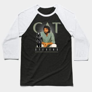 Cat stevens +++ 70s aesthetic Baseball T-Shirt